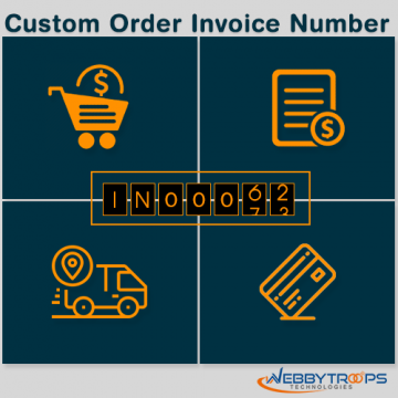 Custom Order Invoice Number
