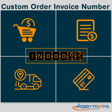 Custom Order Invoice Number Extension for Magento 2